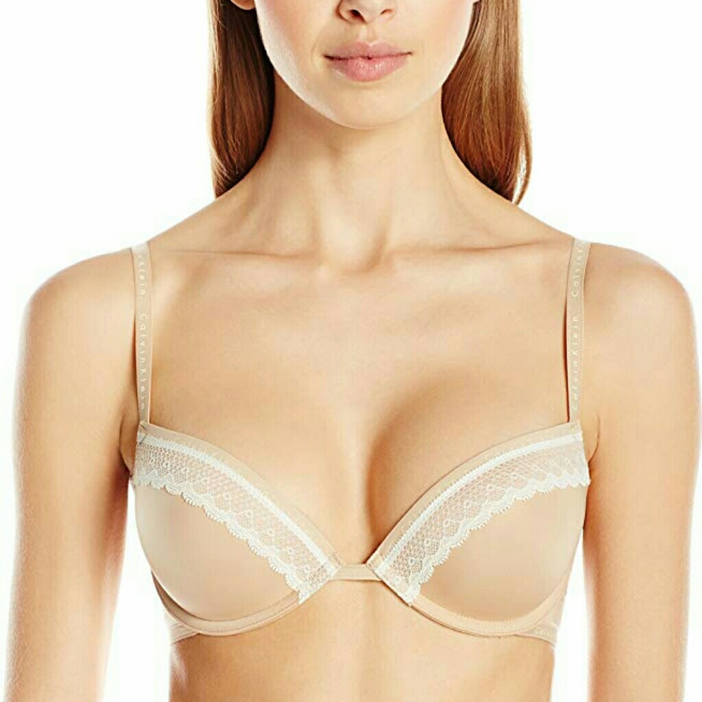 Two 36C CK Super soft Push Up Bras 2x1! NWT